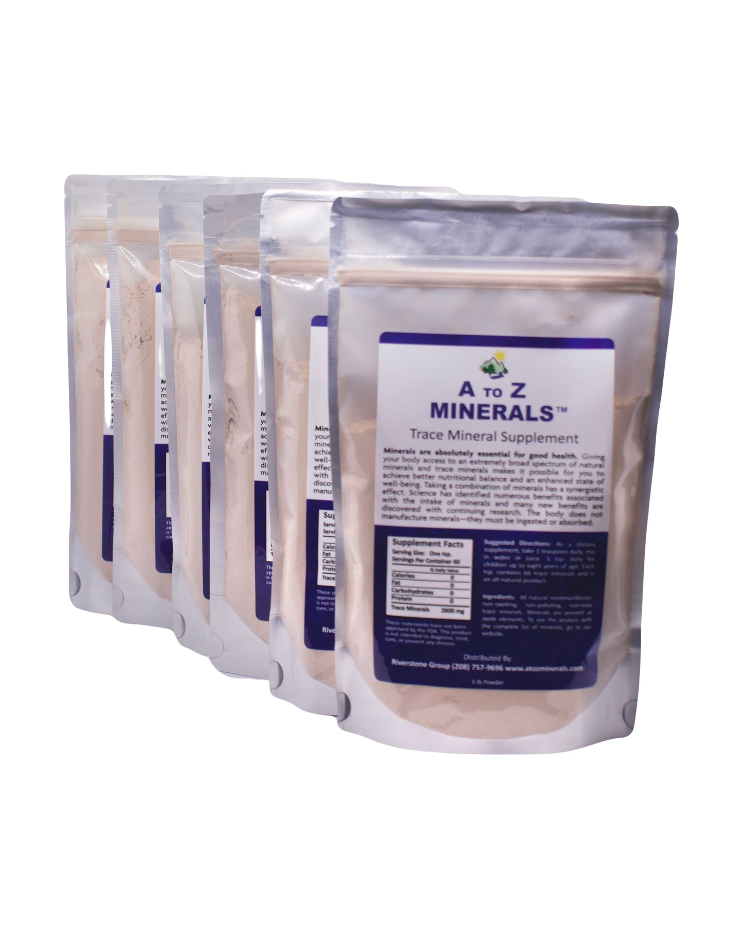 A to Z Minerals powder case (6-1 lb. bags)