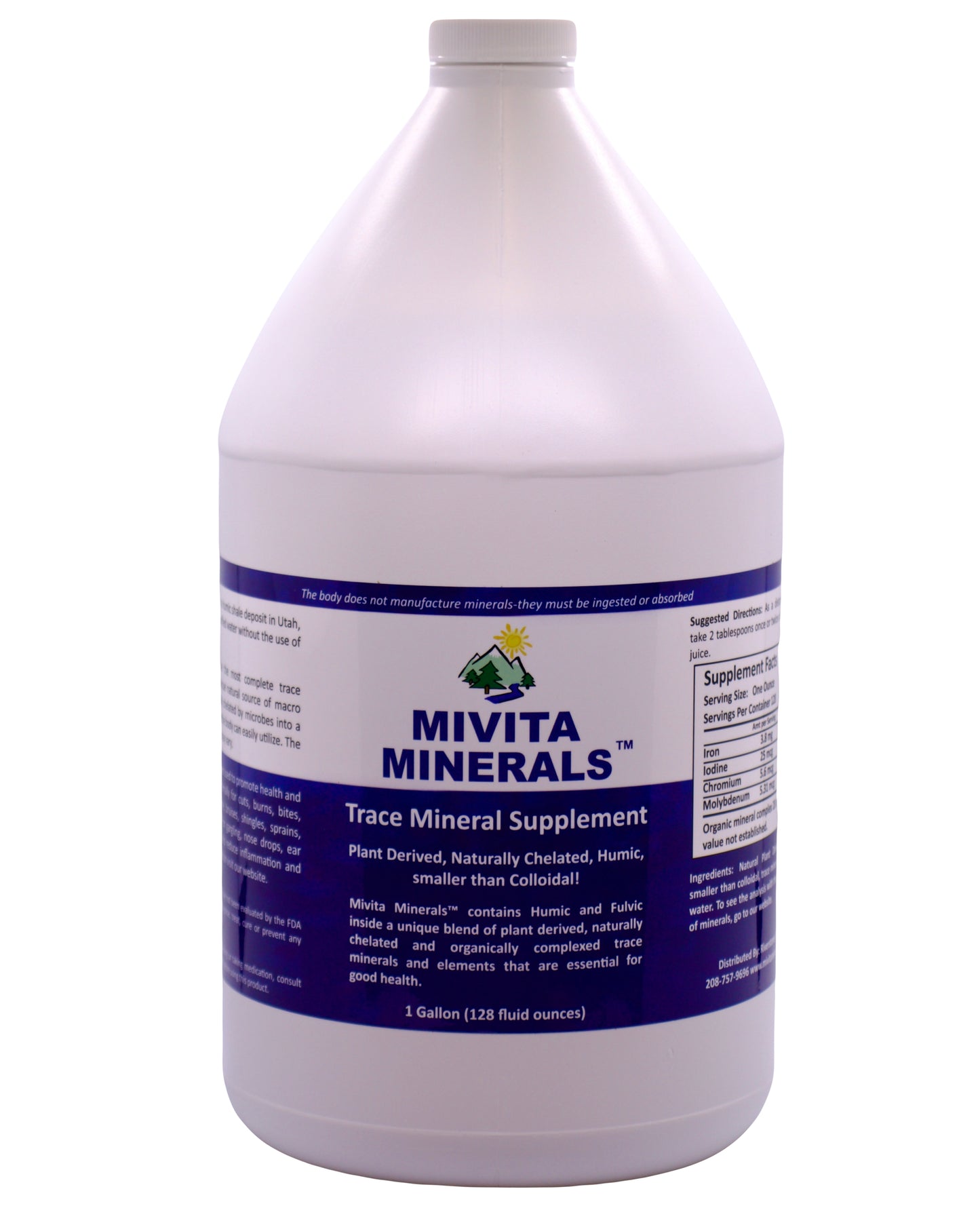 Mivita Minerals Liquid Gallon 128 oz.