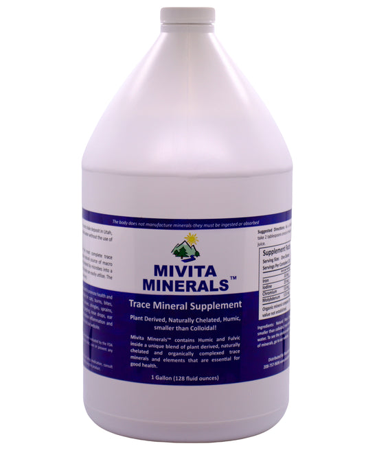 Mivita Minerals Liquid Gallon 128 oz.