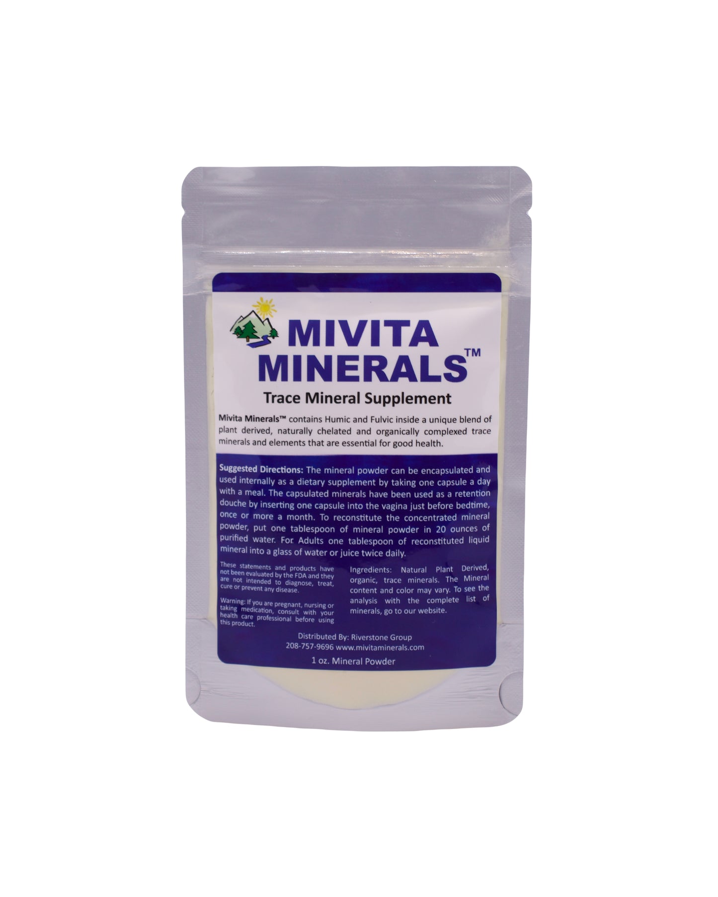 Mivita Minerals Concentrated pwd. 1 oz.